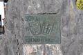 Felsblock mit Inschriftentafel zur Schornbrücke