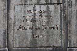 Marktbrunnen Berchtesgaden-Inschrift Südwest.JPG